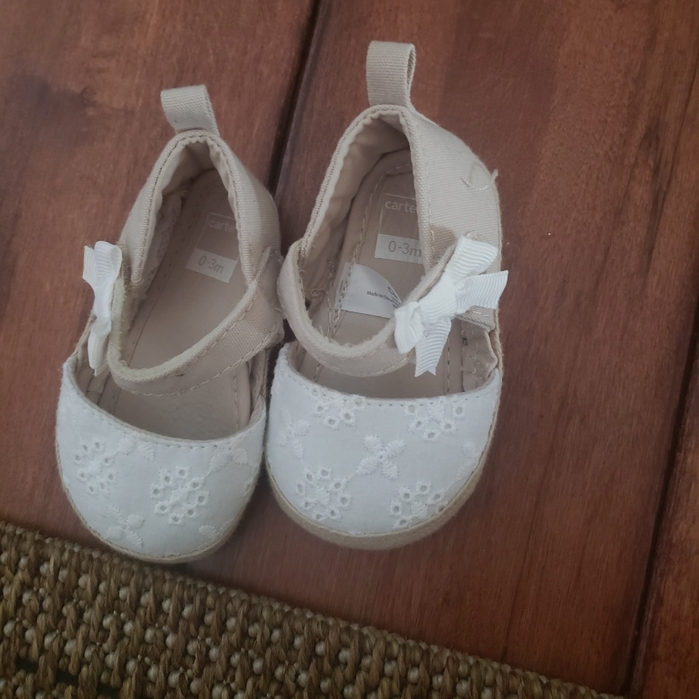 2 pair baby girl shoes